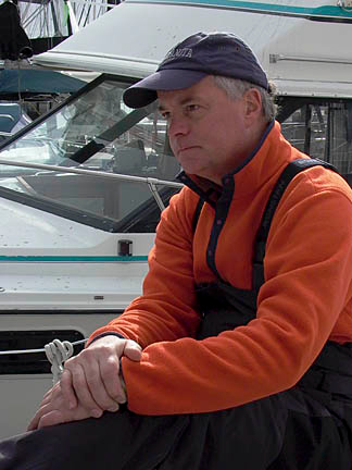 Main trim Brian after race.