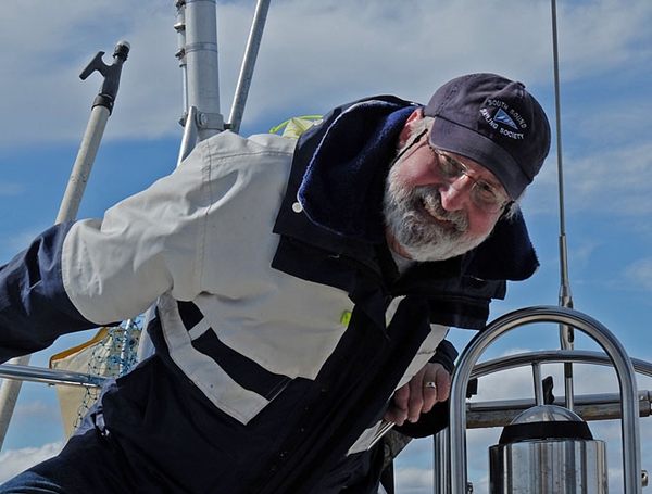 Ray at helm