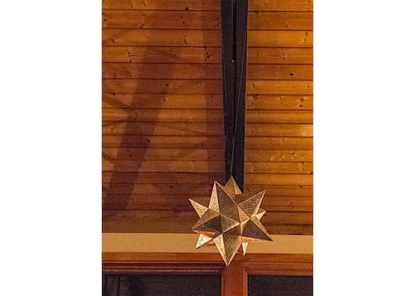 Christmas Star in Rafters