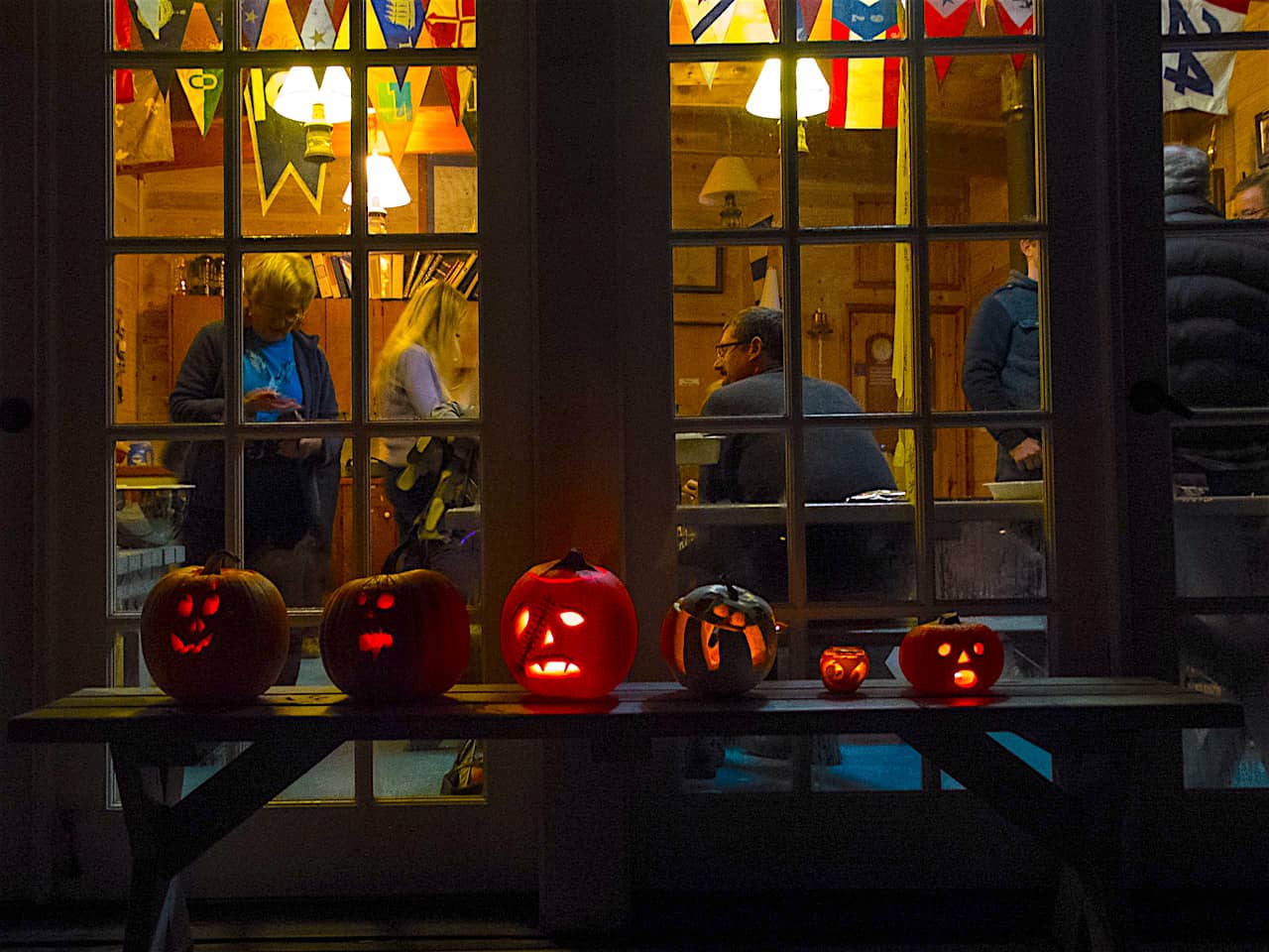 Pumpkins in Port Madison