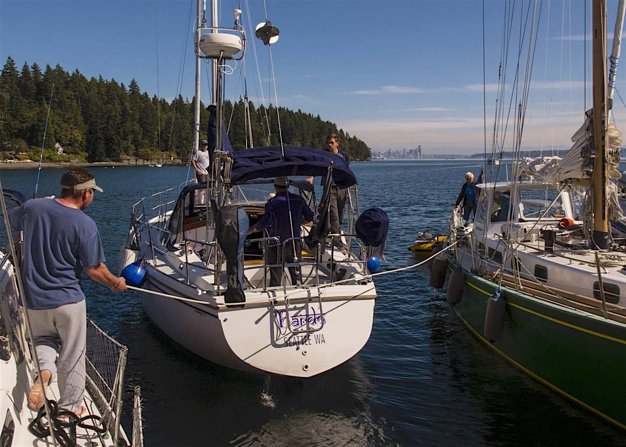 s/v Bardo leaving the Tequila Race Raft-up