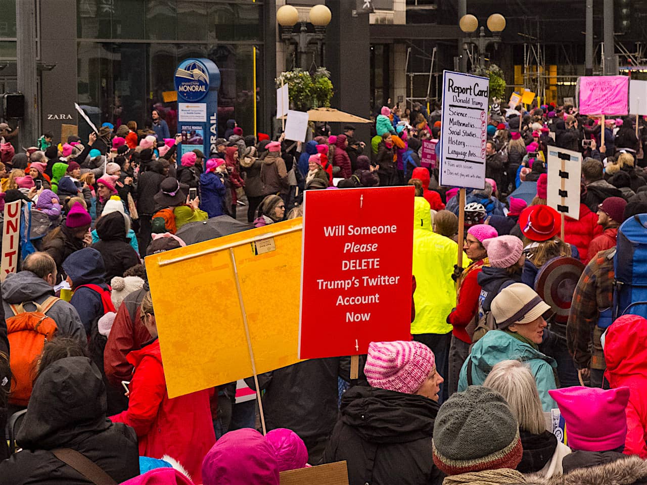 2018 Womens March, Seattle