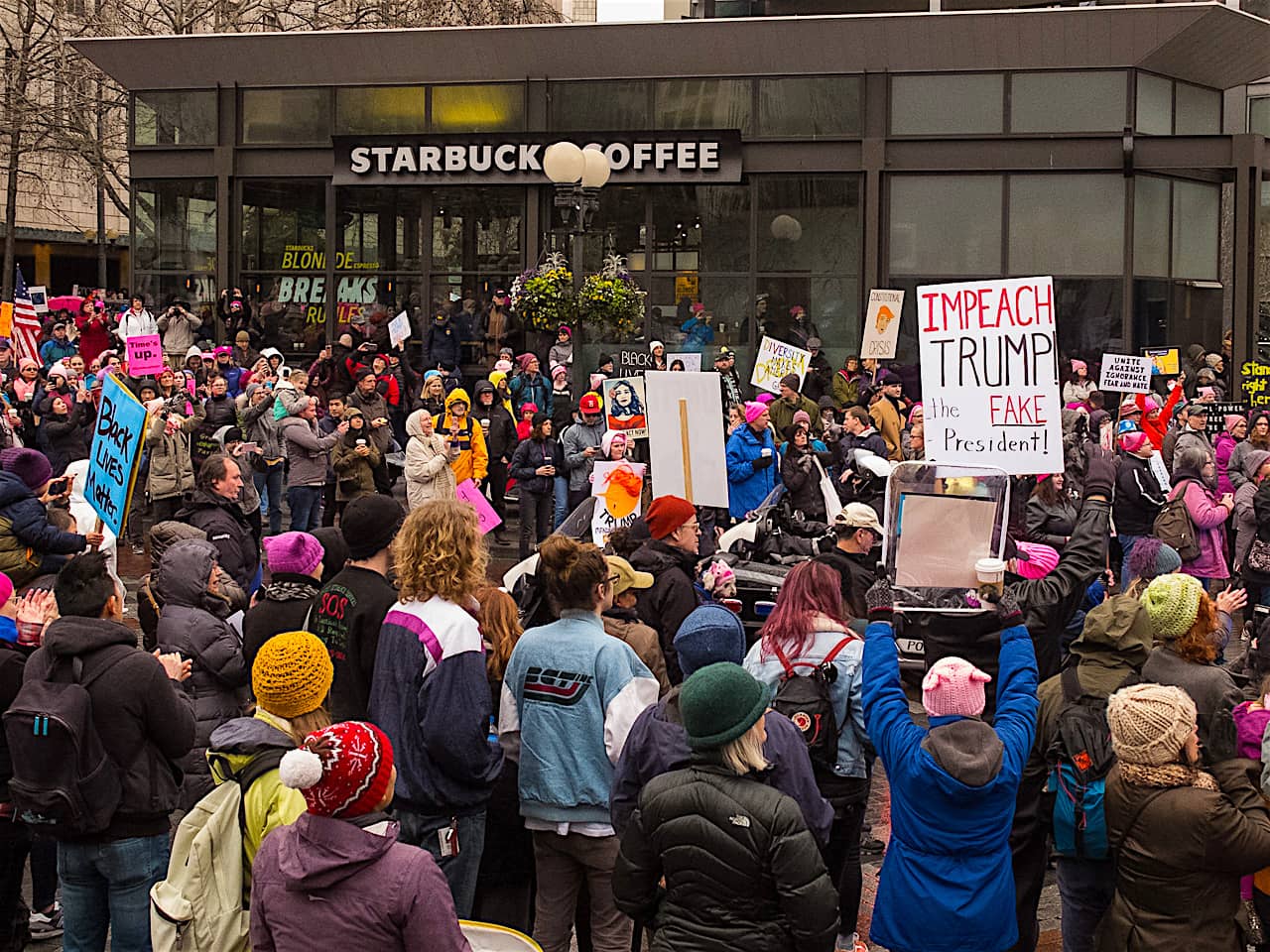 2018 Womens March, Seattle