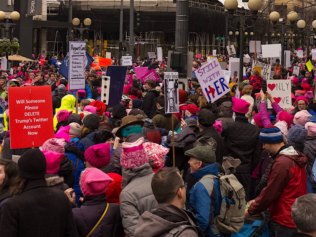 2018 Womens March, Seattle