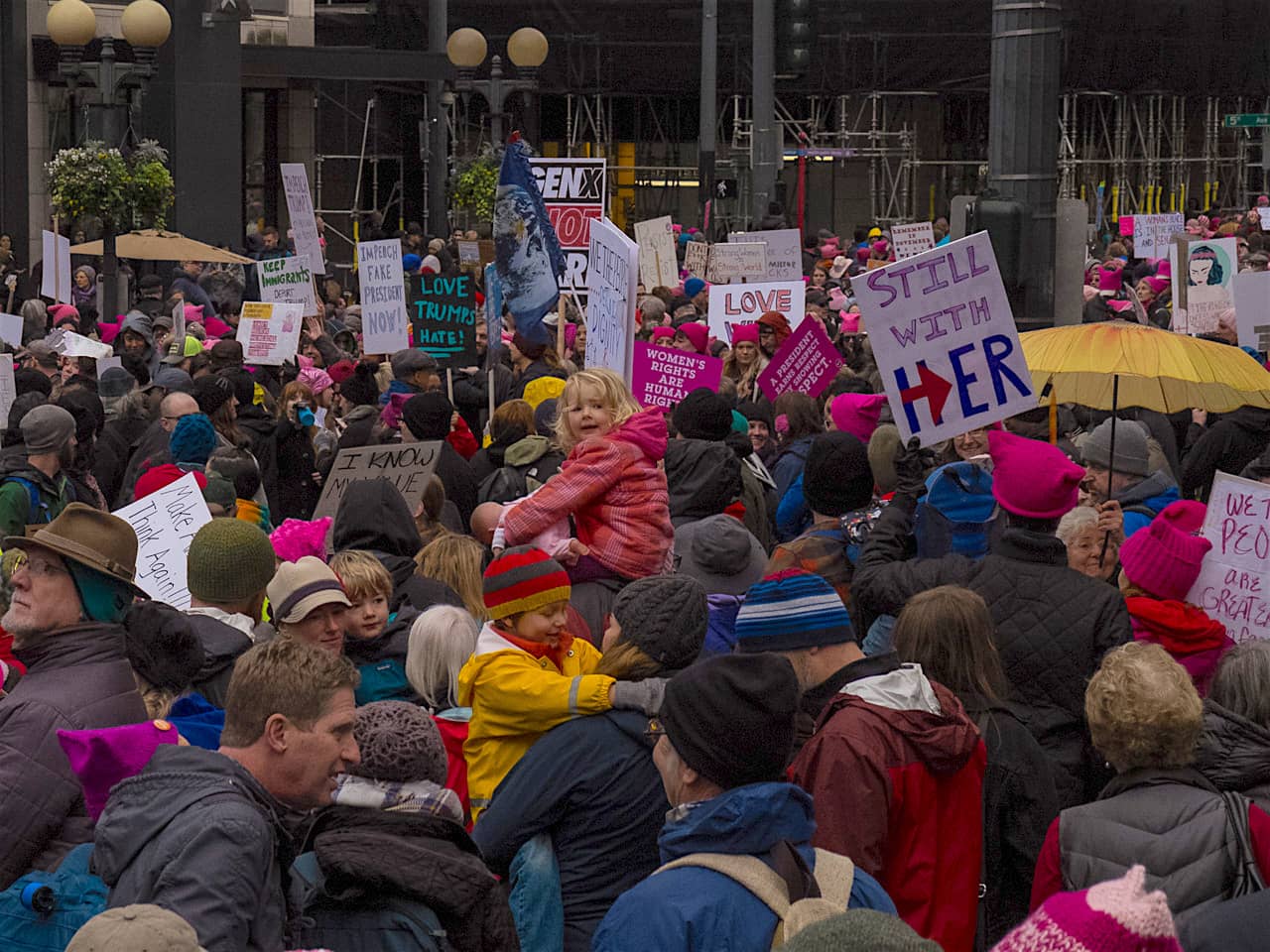 2018 Womens March, Seattle