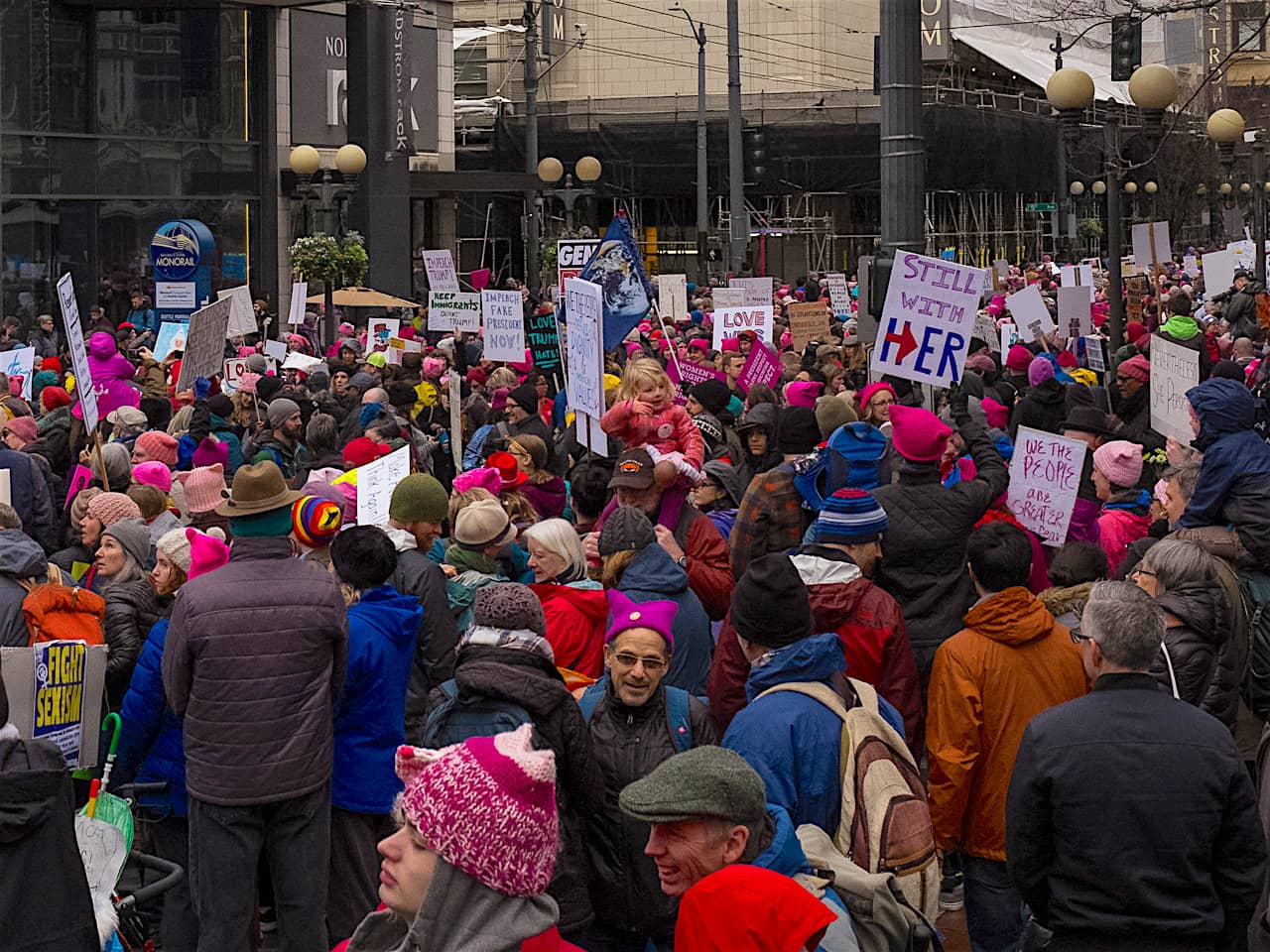 2018 Womens March, Seattle