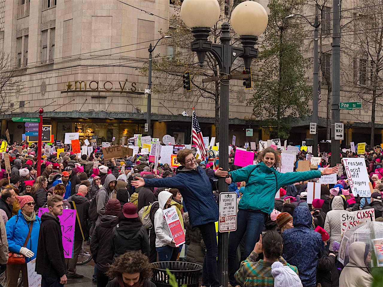 2018 Womens March, Seattle