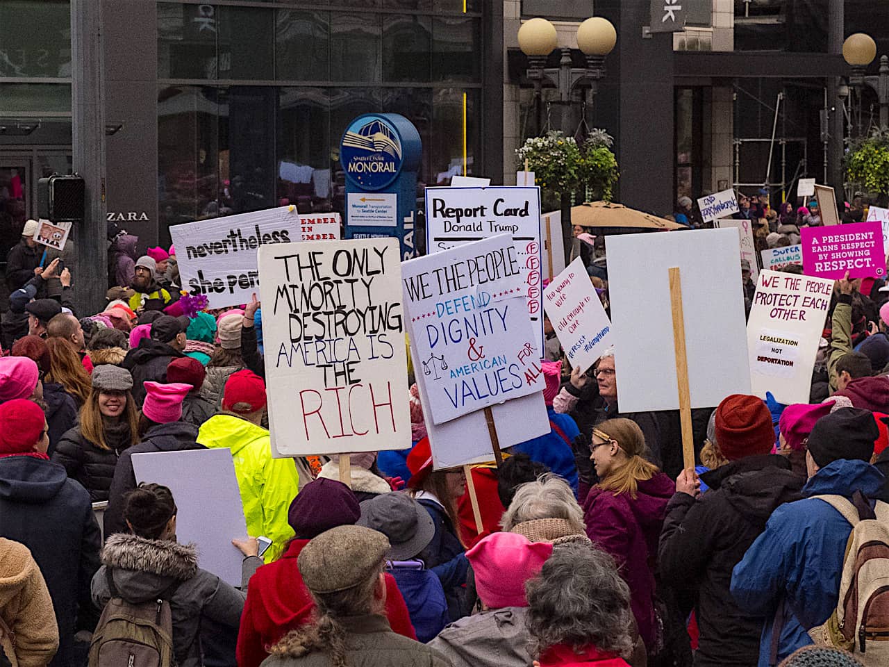 2018 Womens March, Seattle