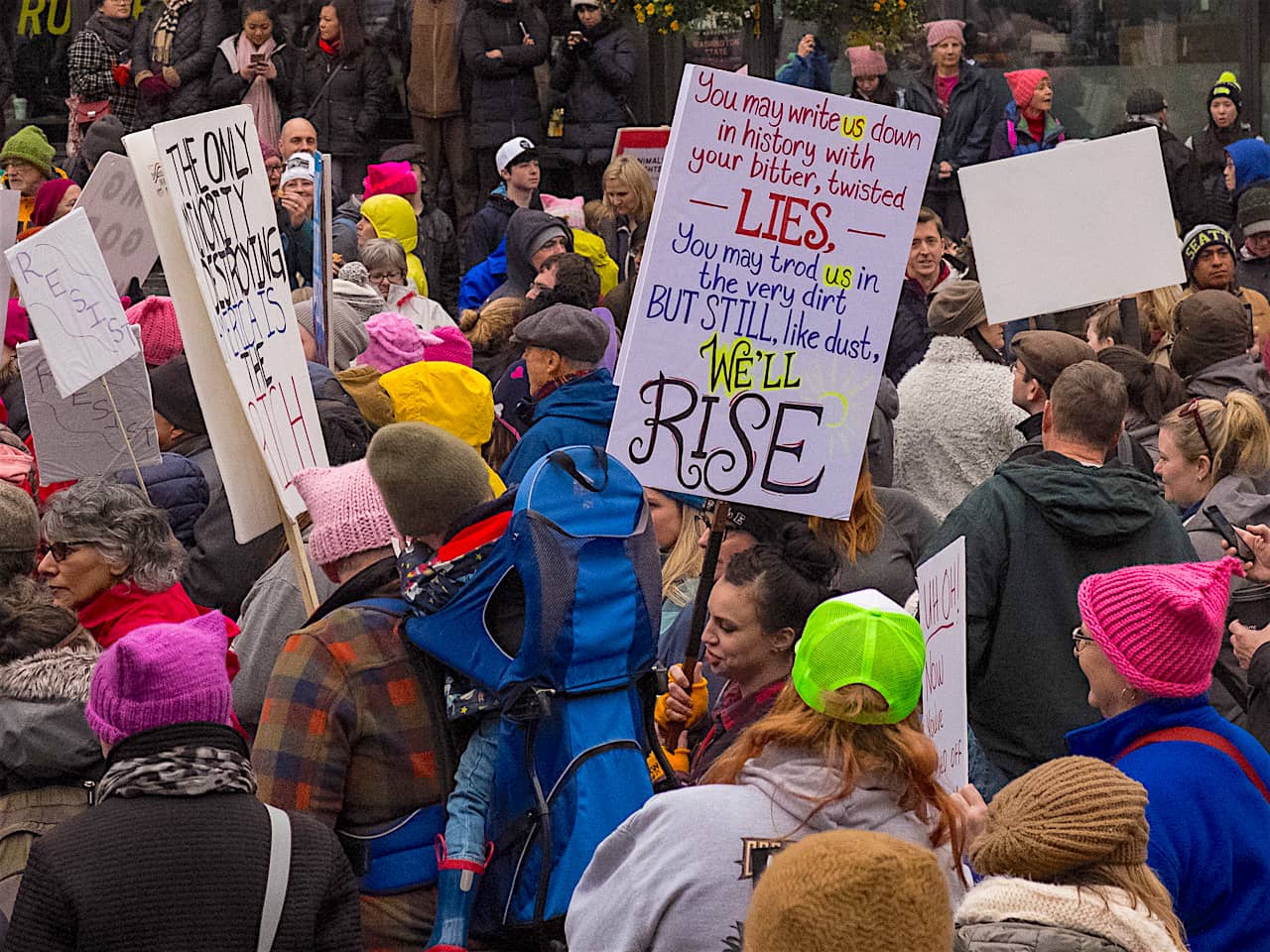 2018 Womens March, Seattle