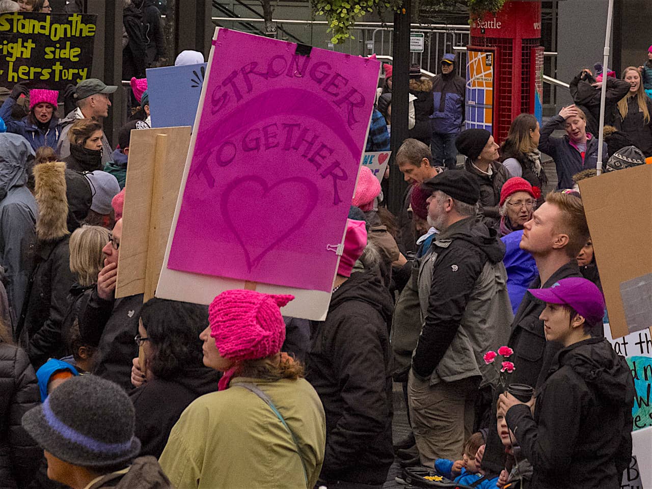 2018 Womens March, Seattle