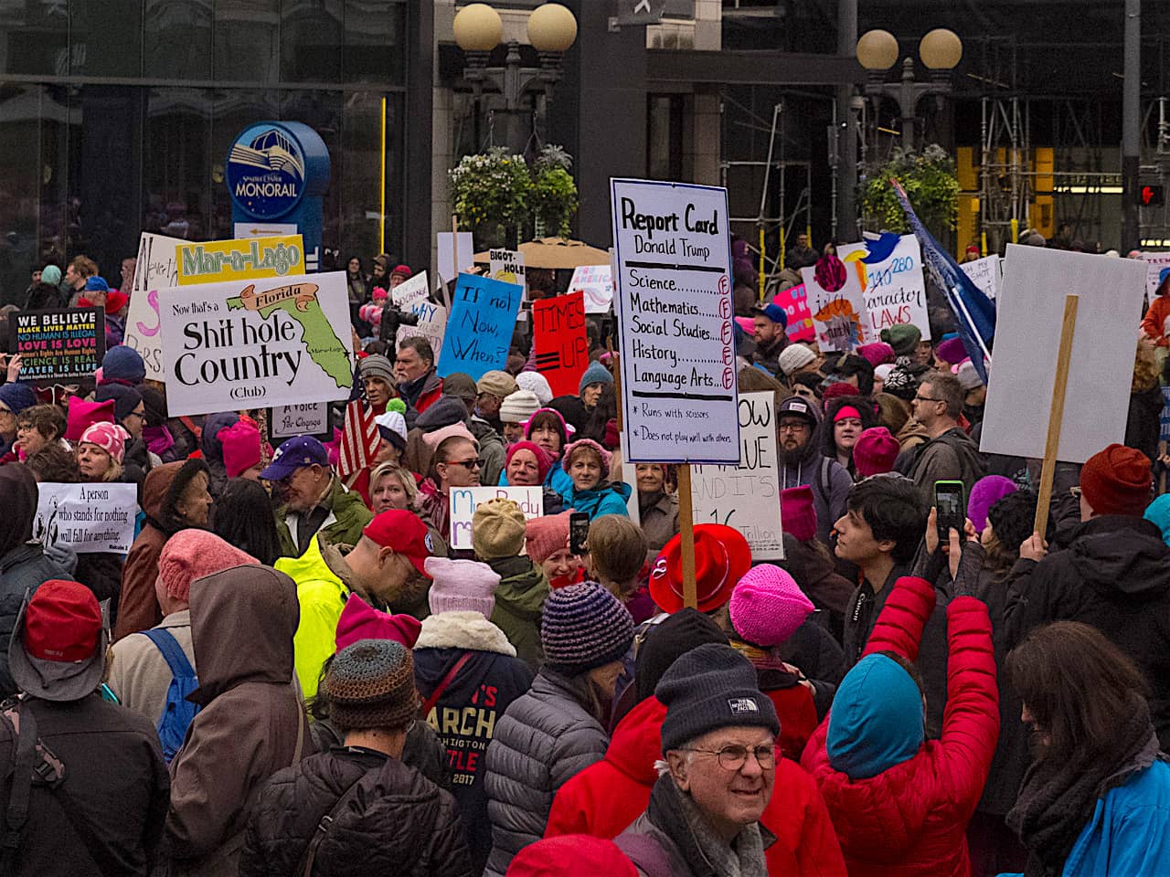 2018 Womens March, Seattle