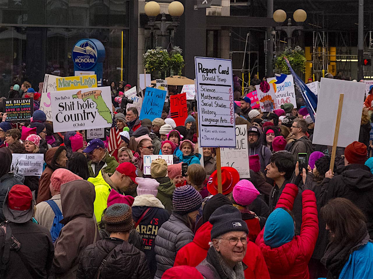 2018 Womens March, Seattle