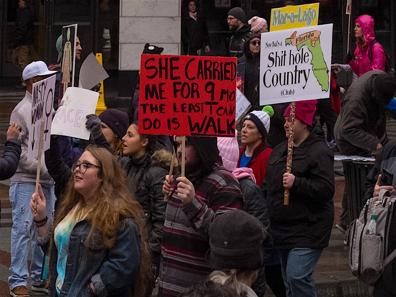 2018 Womens March, Seattle