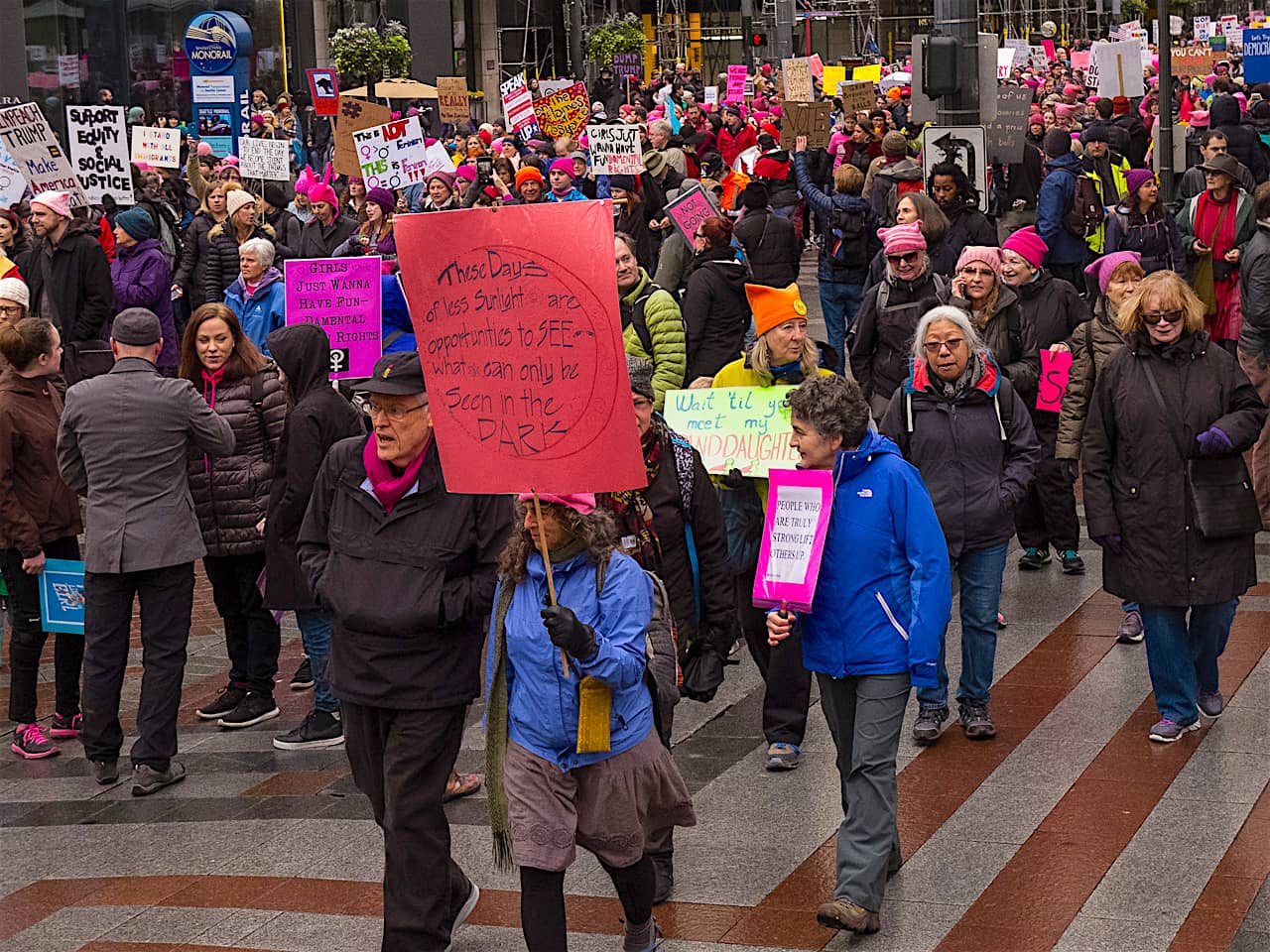 2018 Womens March, Seattle