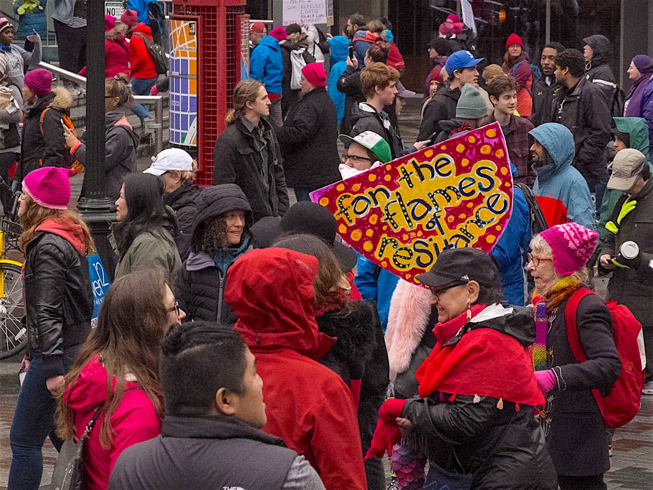 2018 Womens March, Seattle