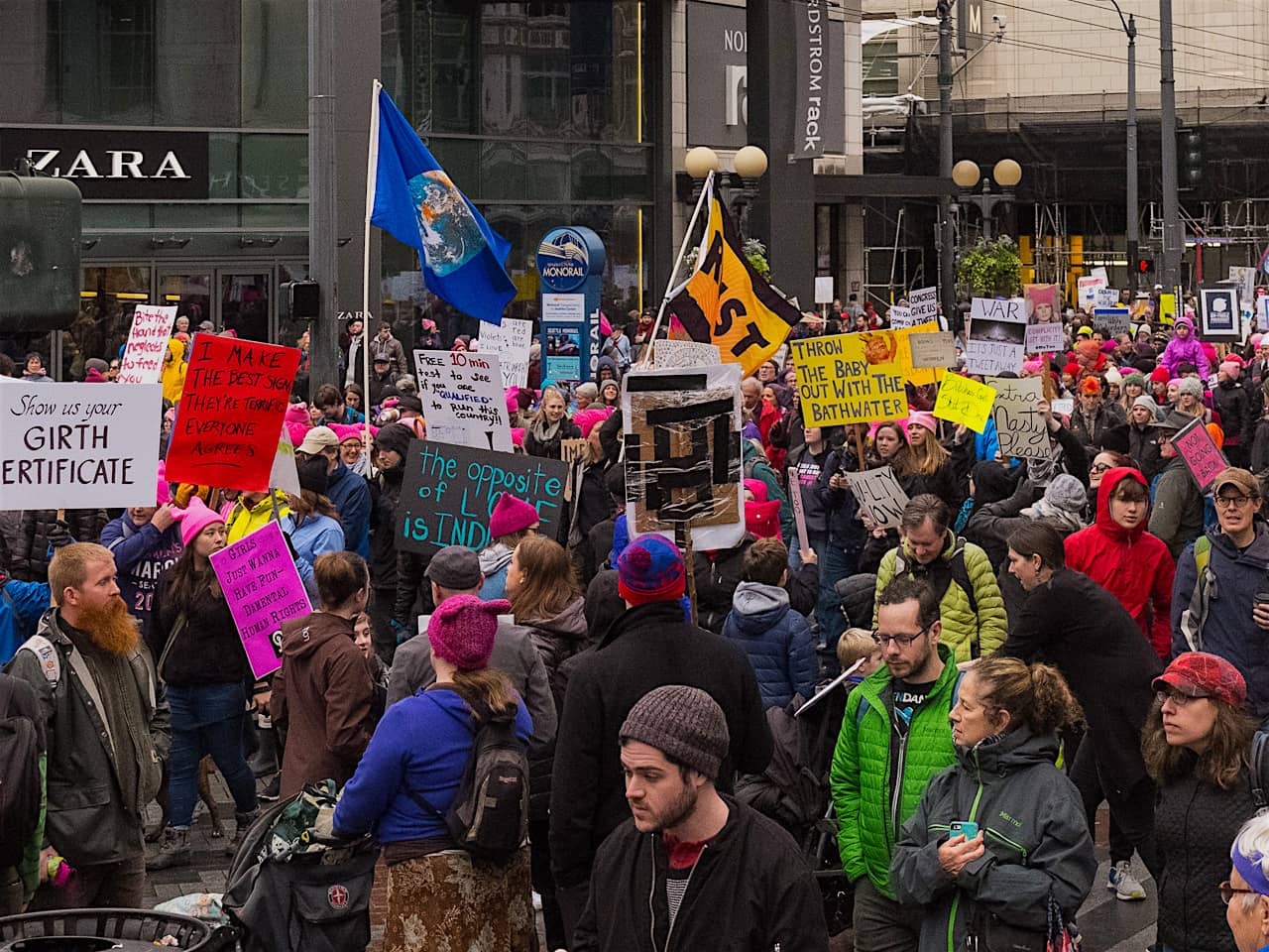 2018 Womens March, Seattle