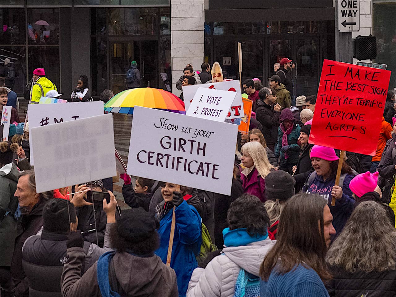 2018 Womens March, Seattle