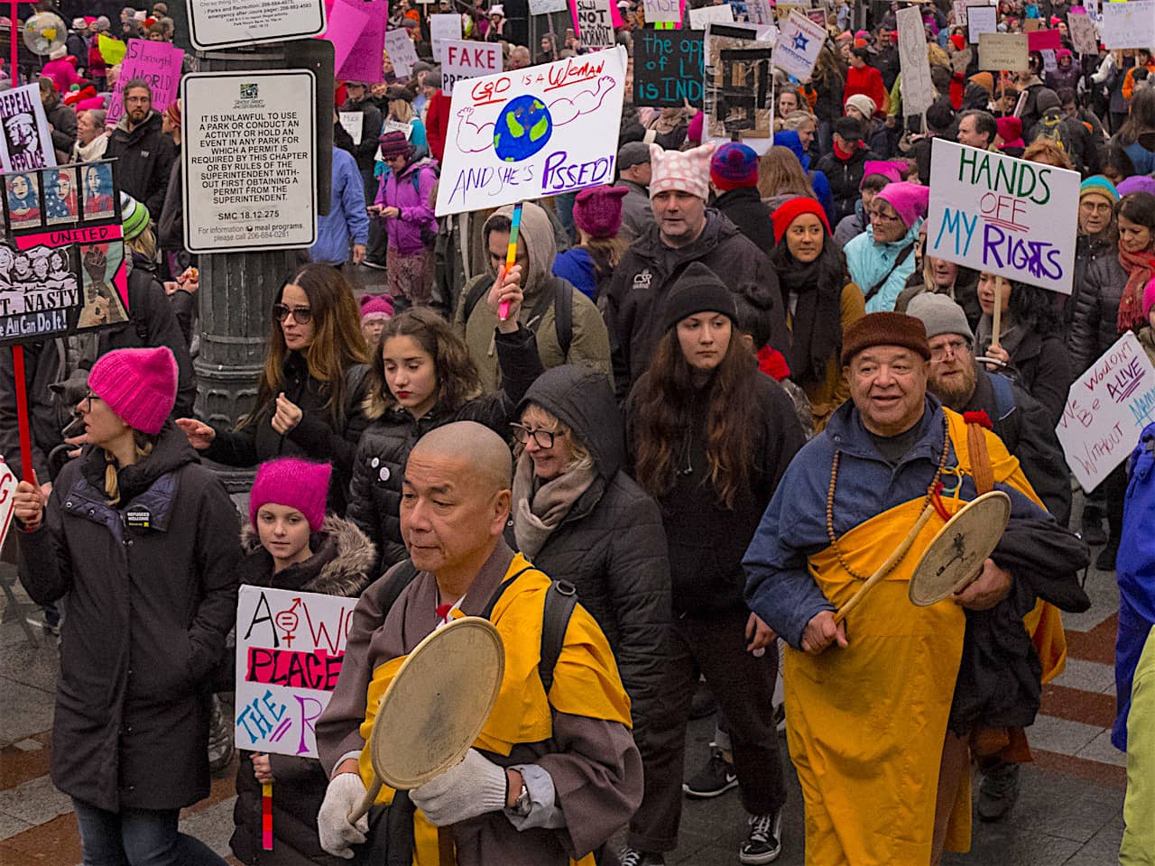 2018 Womens March, Seattle