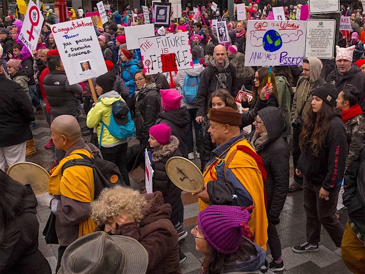 2018 Womens March, Seattle