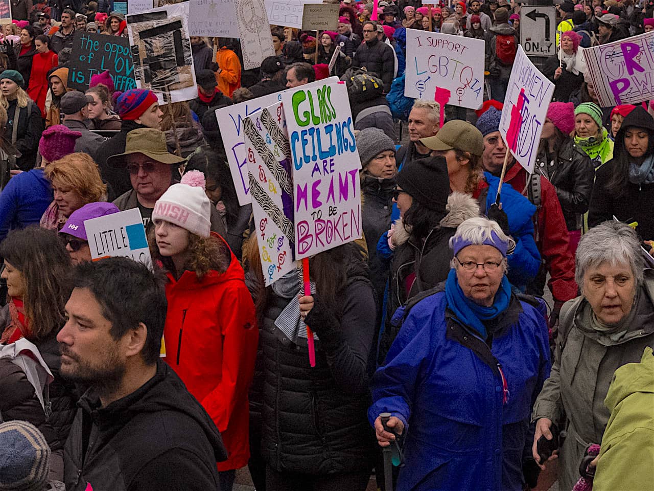 2018 Womens March, Seattle