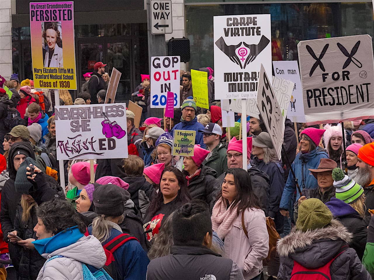 2018 Womens March, Seattle