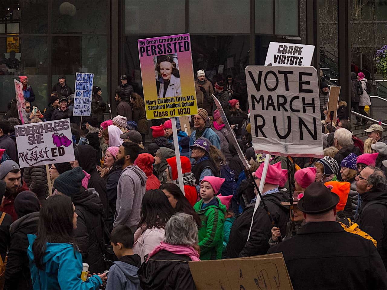 2018 Womens March, Seattle