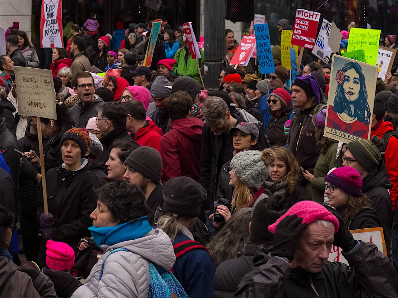 2018 Womens March, Seattle