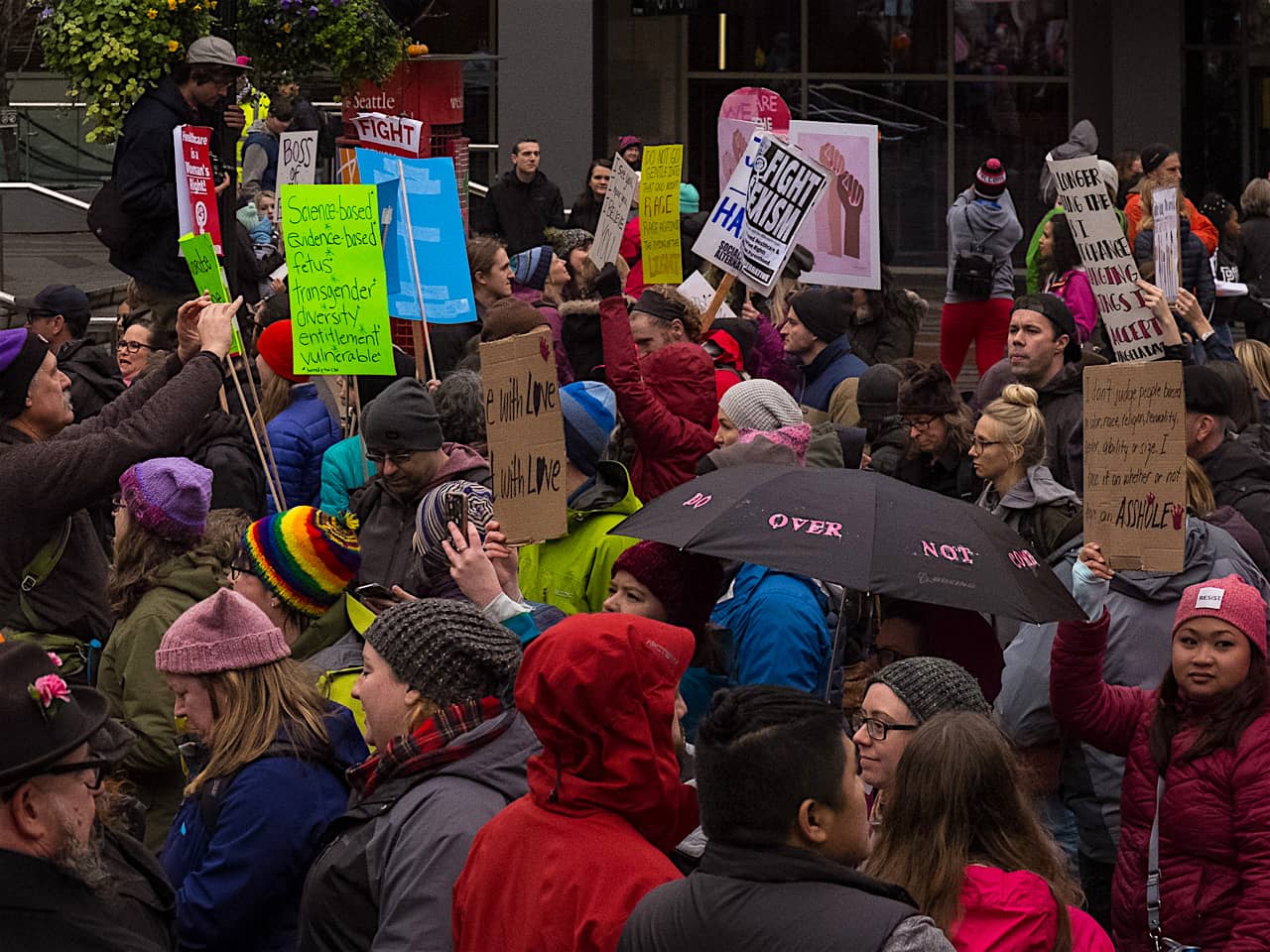 2018 Womens March, Seattle