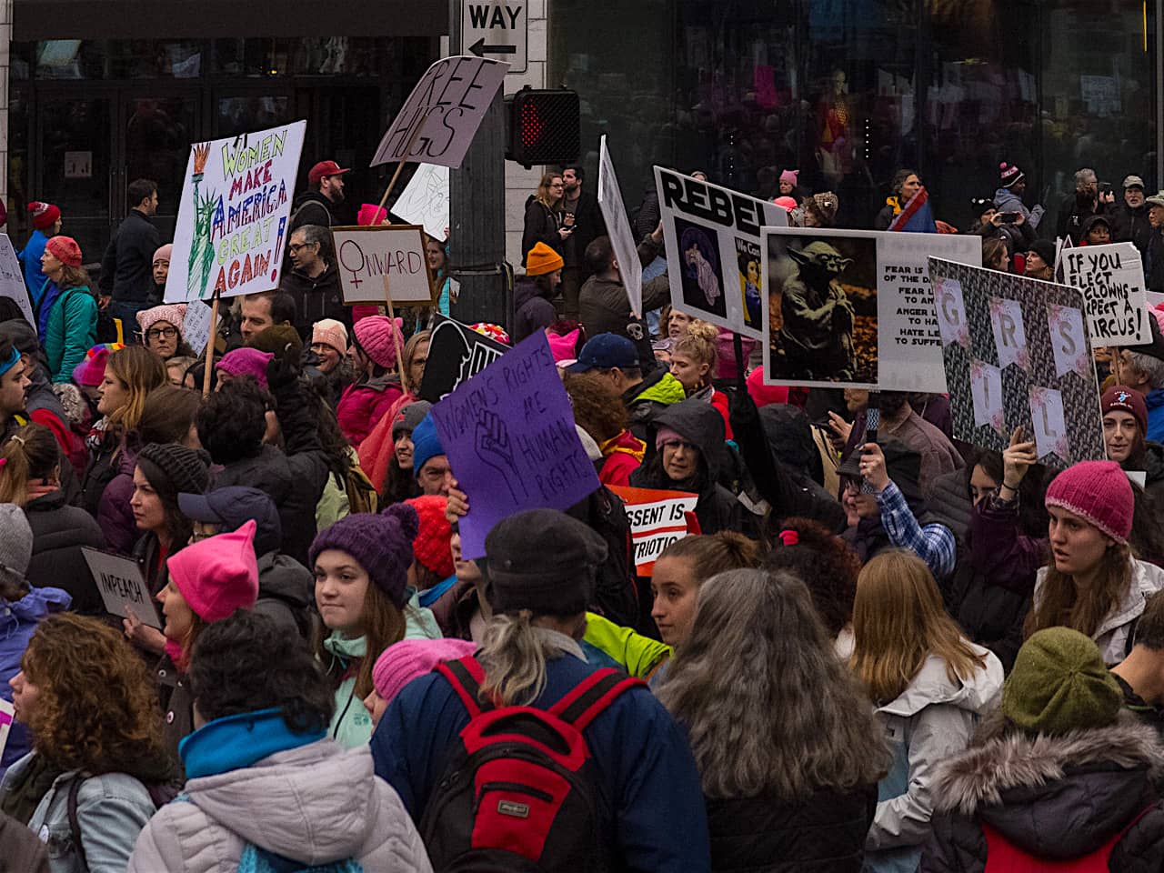 2018 Womens March, Seattle