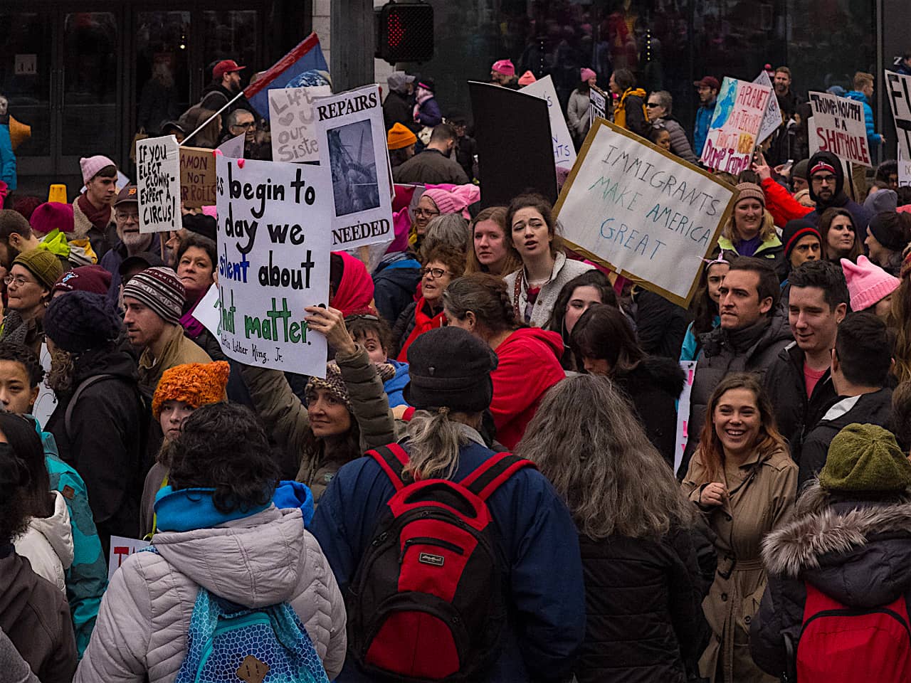 2018 Womens March, Seattle