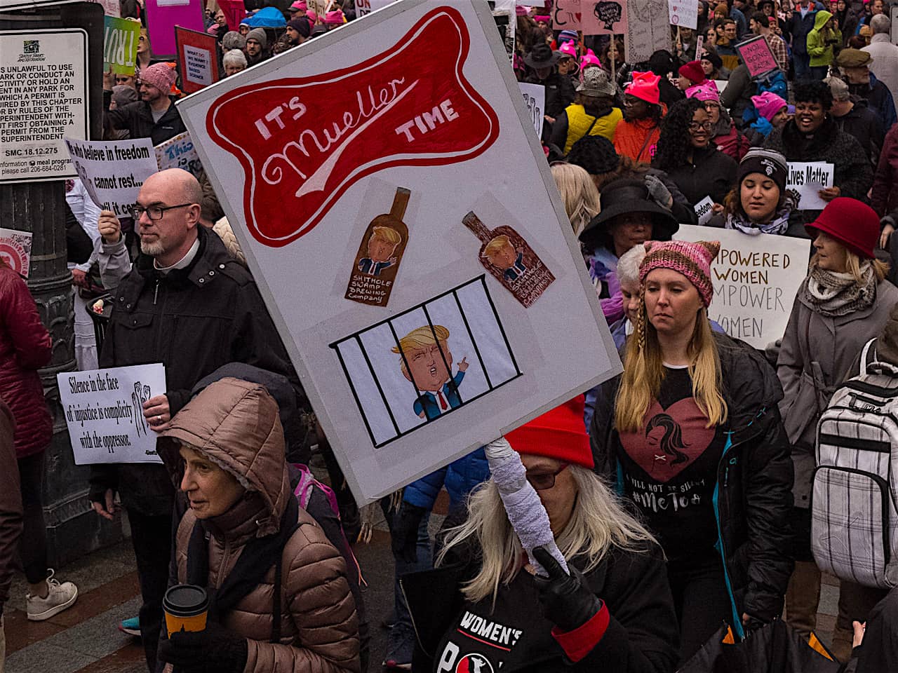 2018 Womens March, Seattle