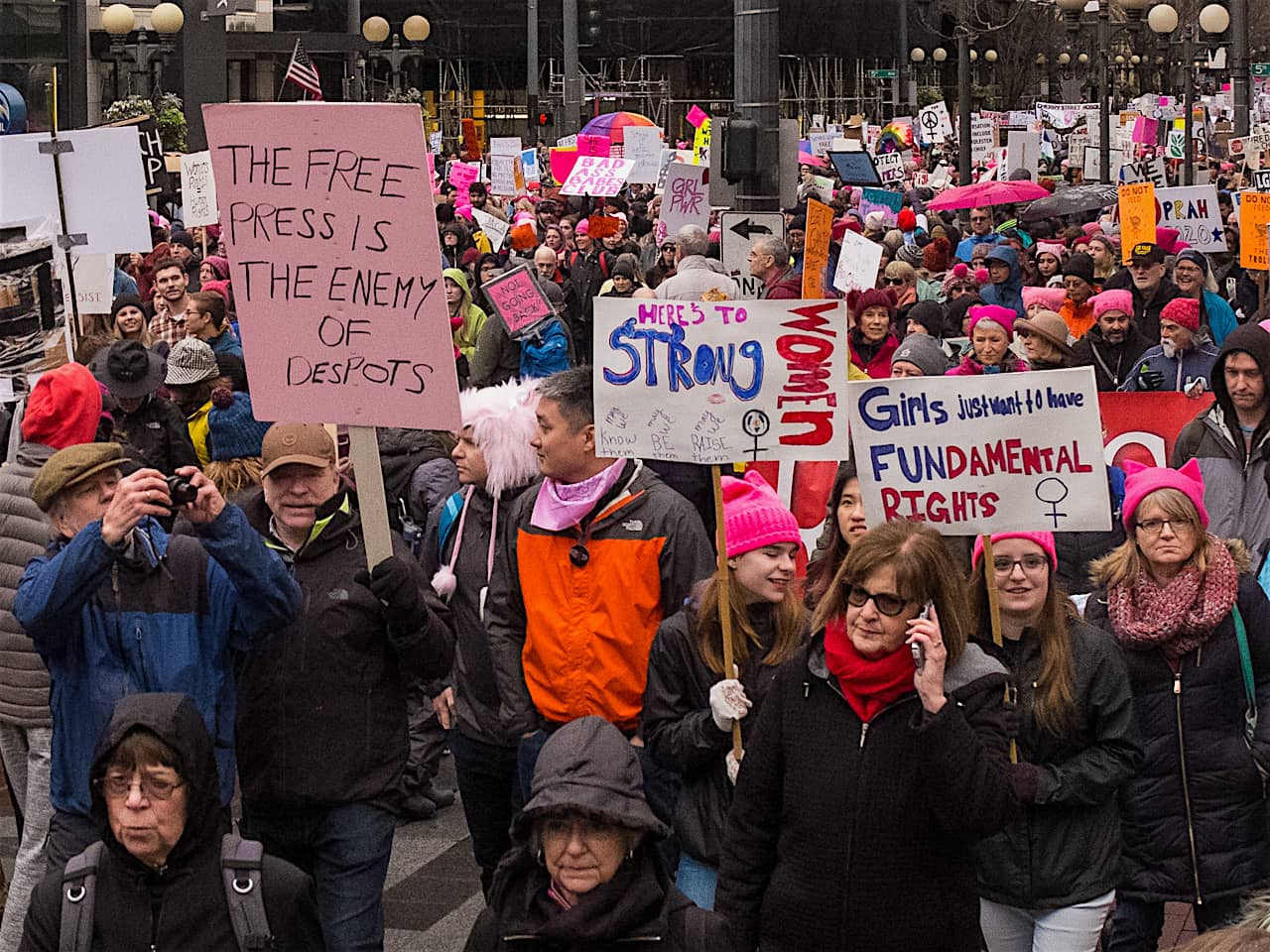 2018 Womens March, Seattle