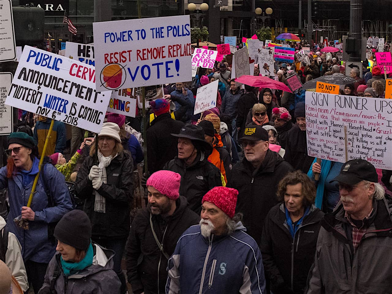 2018 Womens March, Seattle