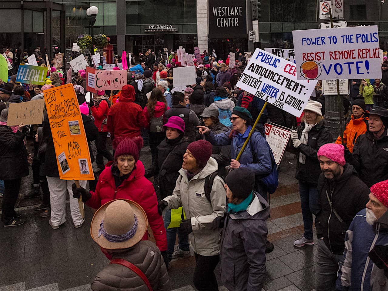 2018 Womens March, Seattle