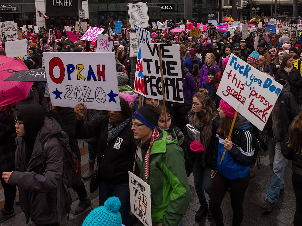 2018 Womens March, Seattle