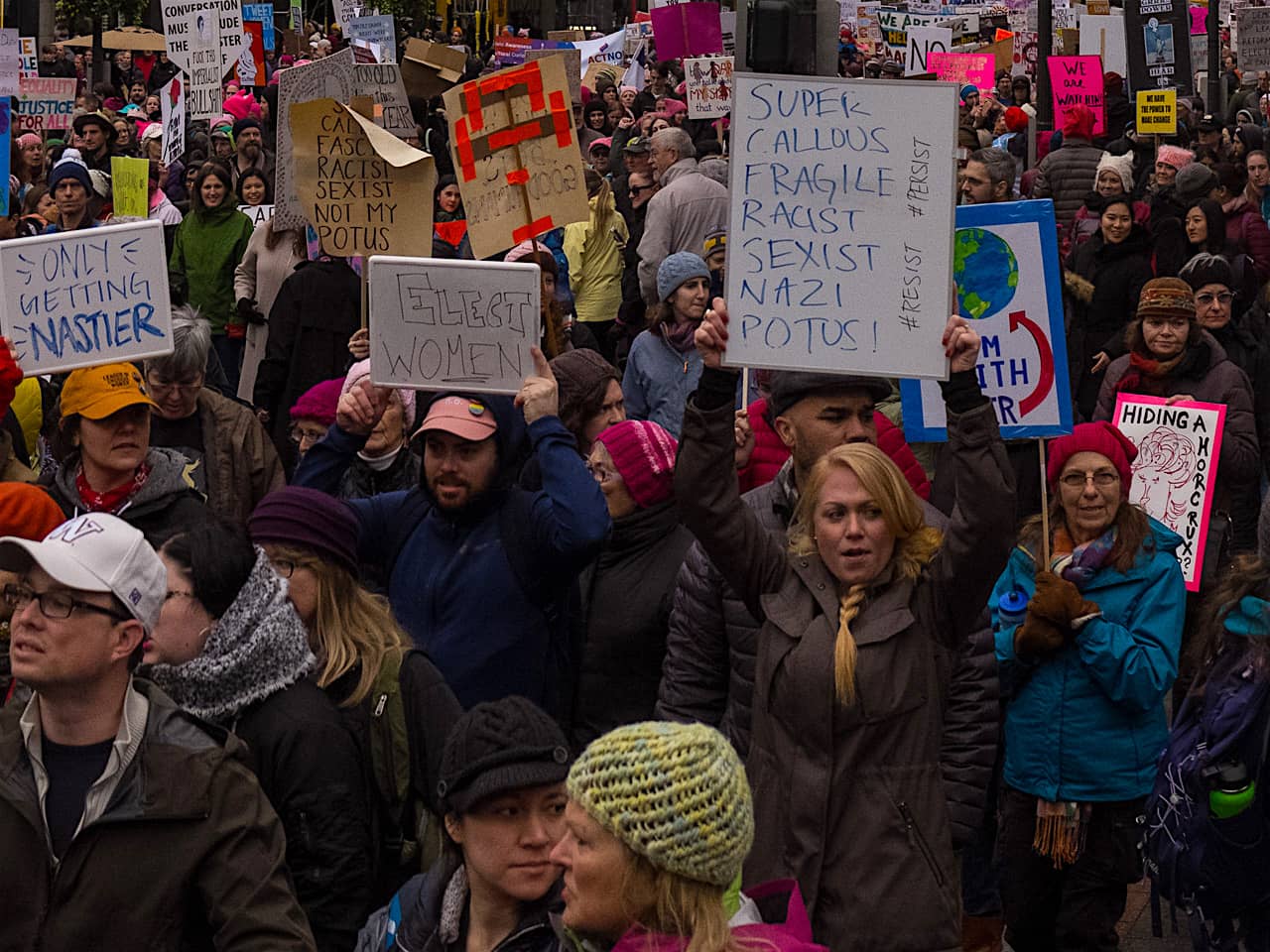 2018 Womens March, Seattle