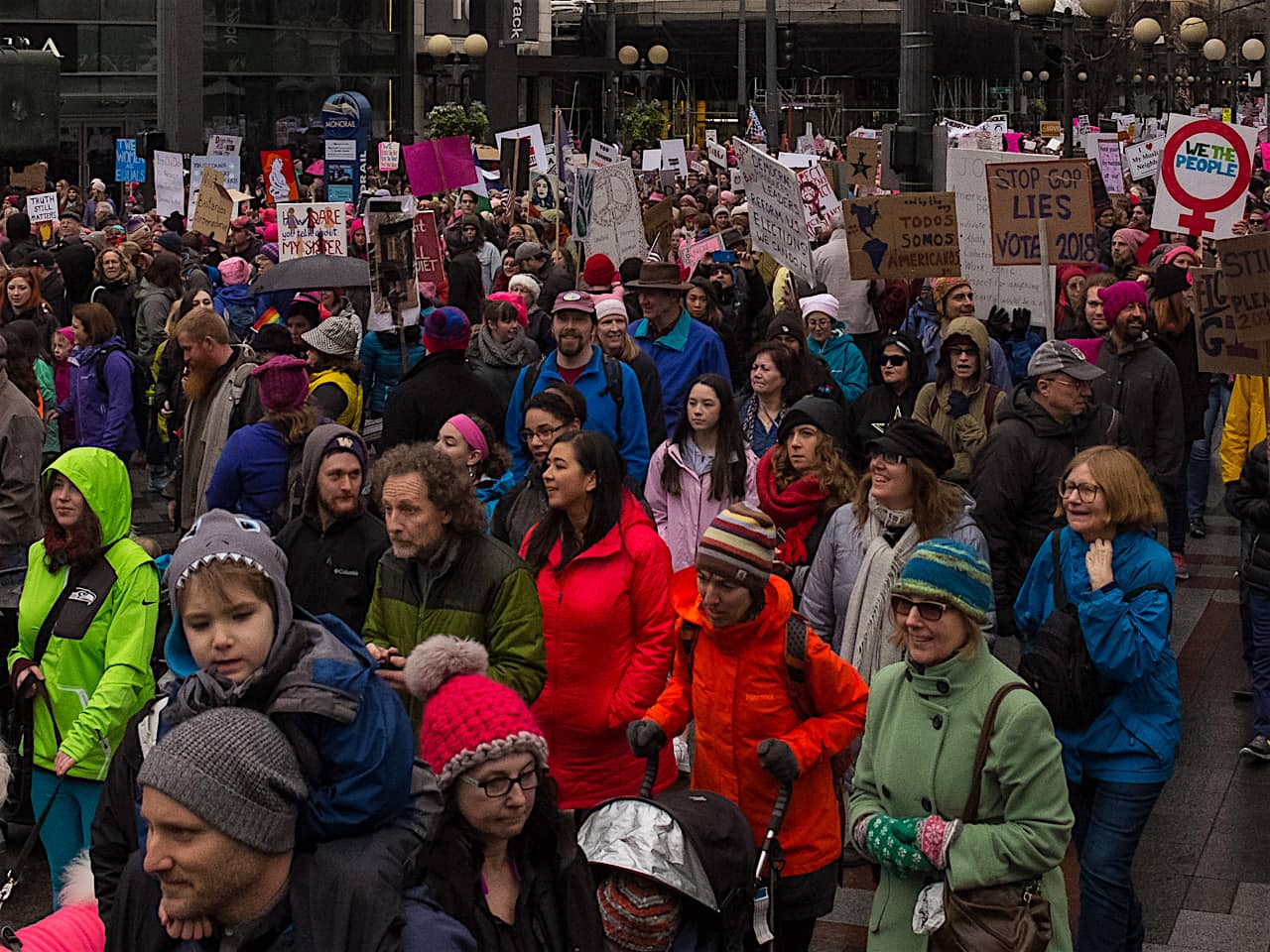 2018 Womens March, Seattle