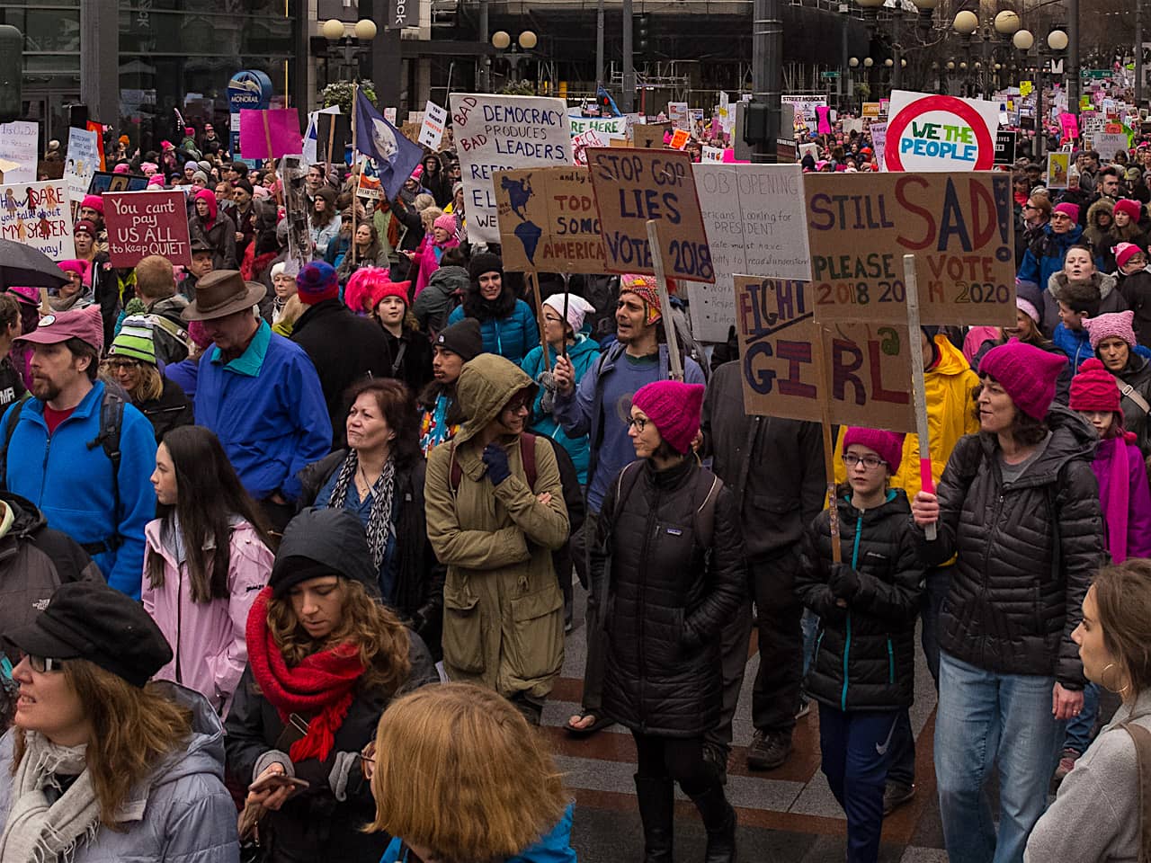 2018 Womens March, Seattle