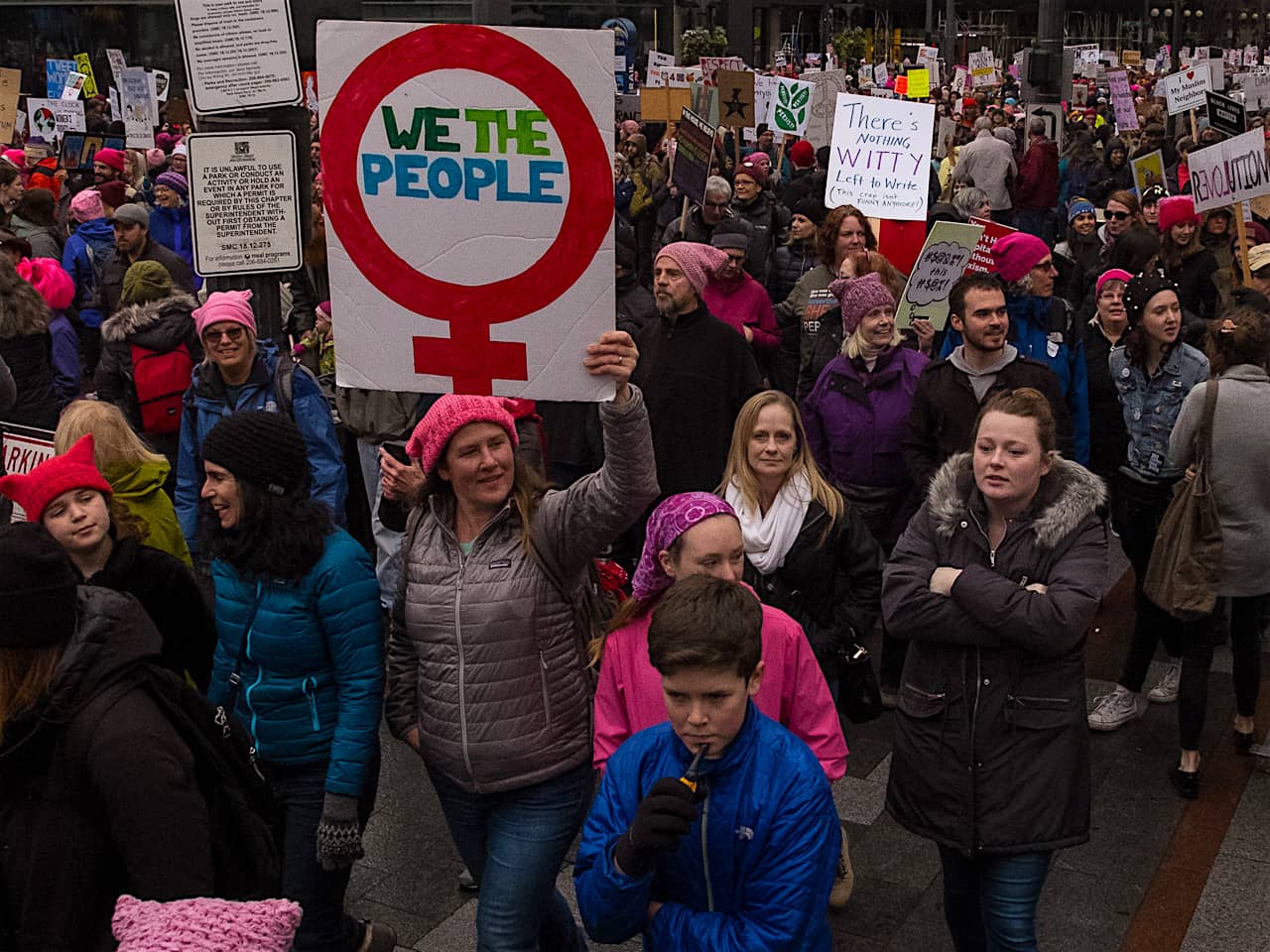 2018 Womens March, Seattle