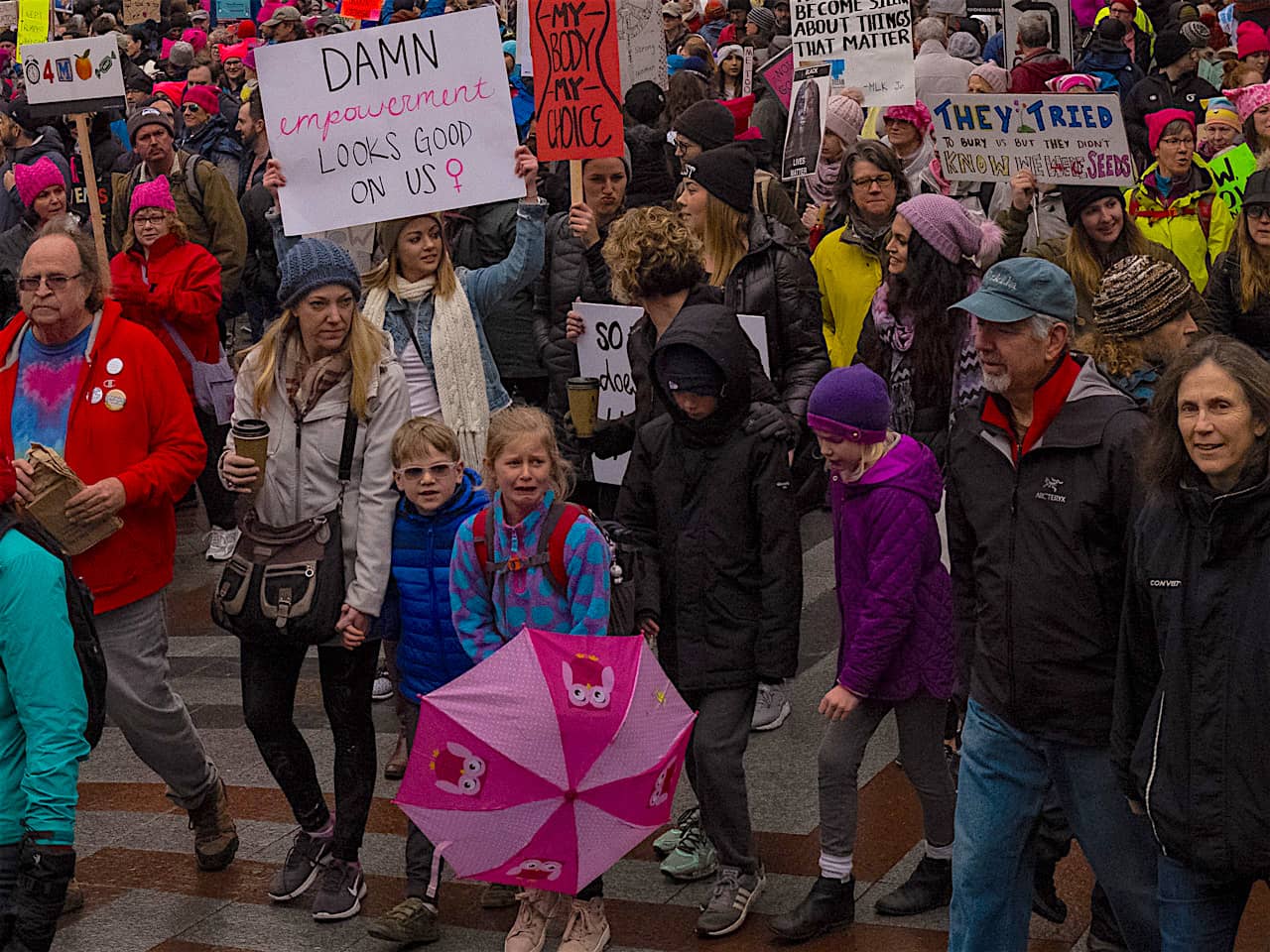 2018 Womens March, Seattle