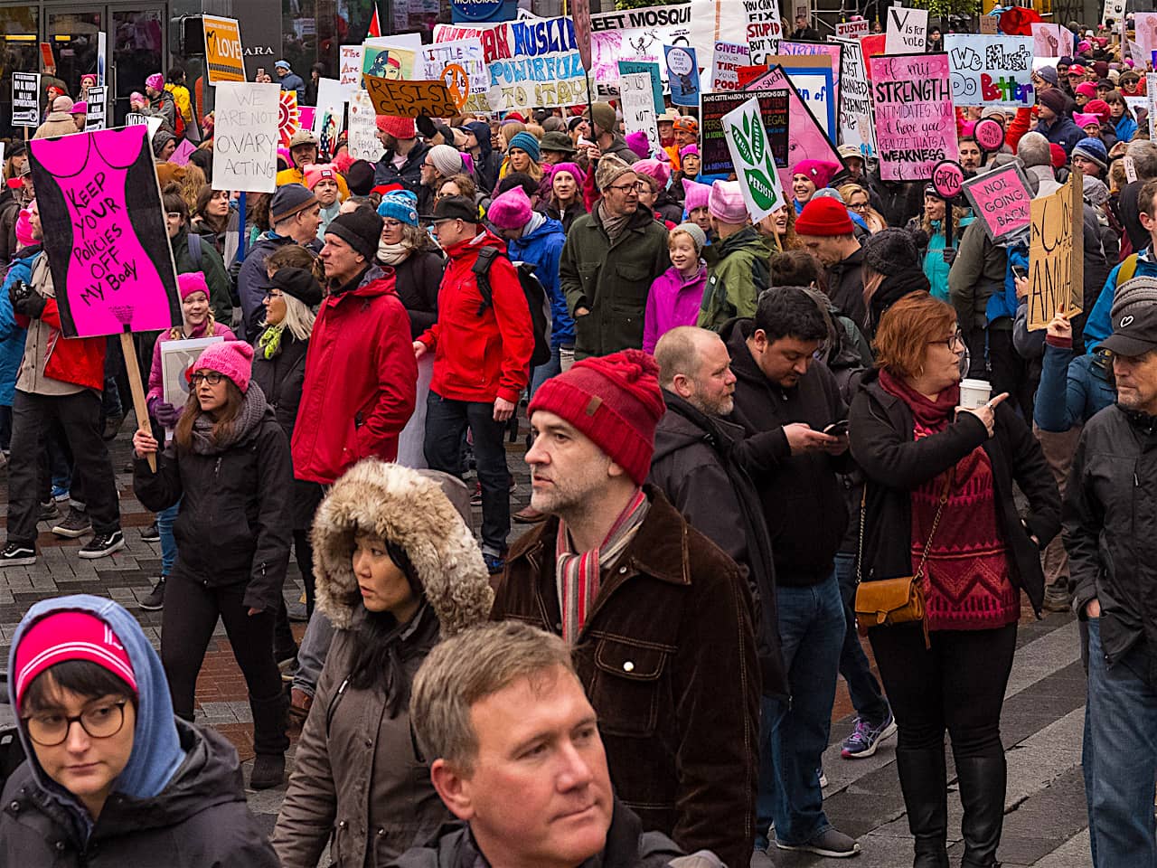 2018 Womens March, Seattle