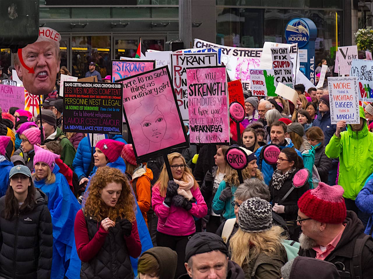 2018 Womens March, Seattle