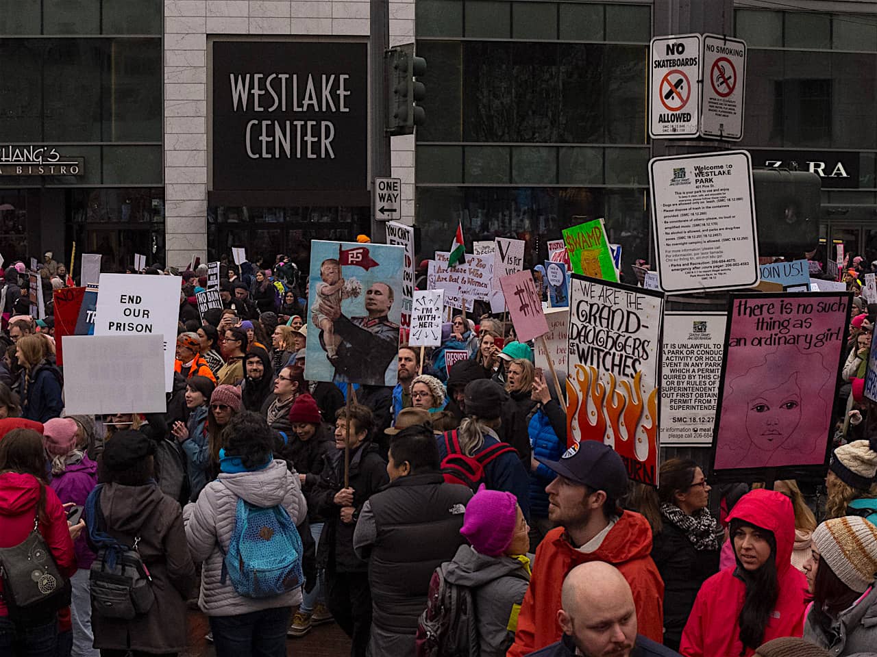 2018 Womens March, Seattle