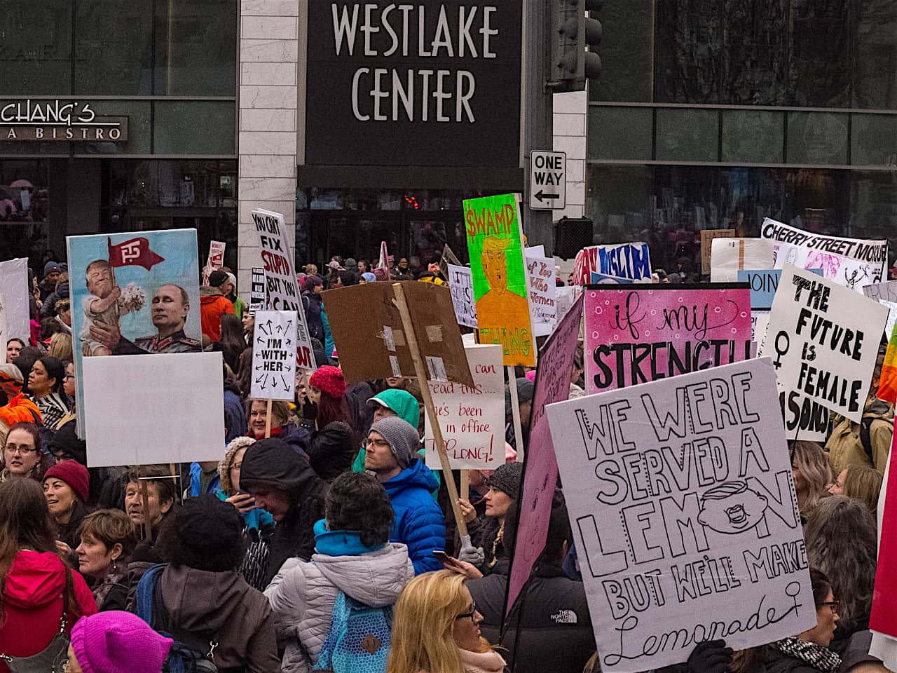 2018 Womens March, Seattle