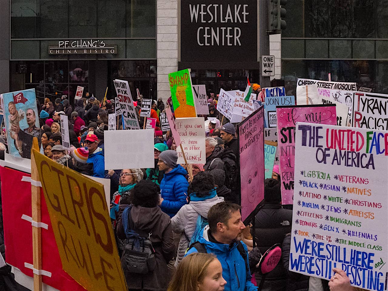 2018 Womens March, Seattle