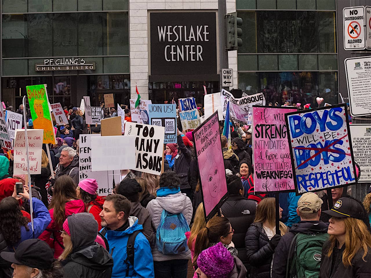 2018 Womens March, Seattle