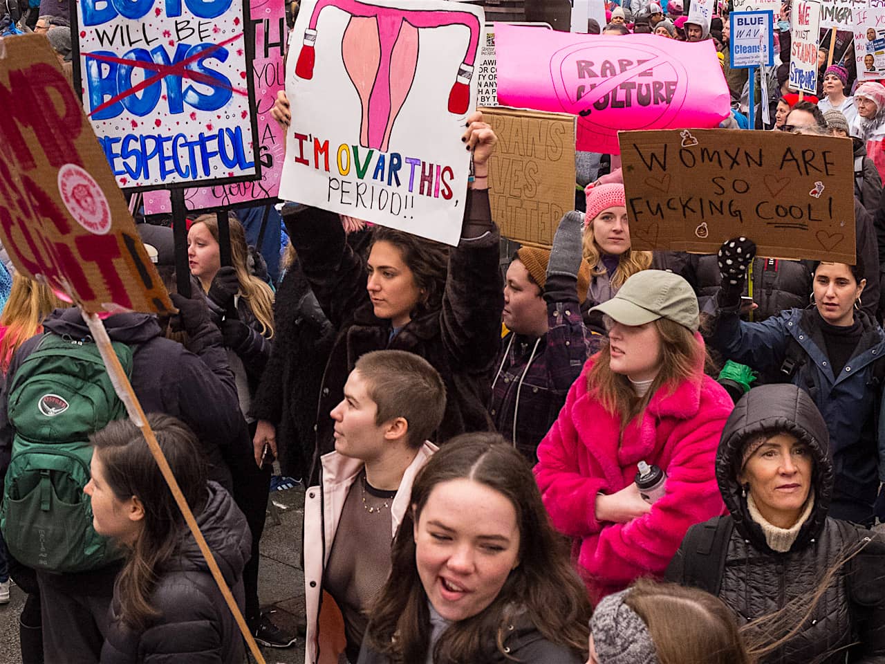 2018 Womens March, Seattle