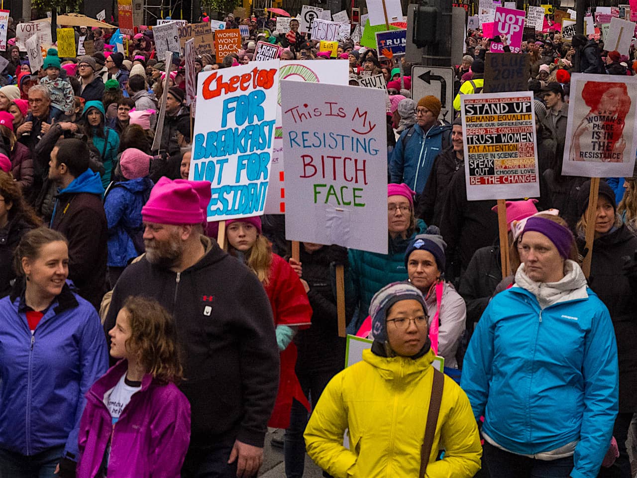 2018 Womens March, Seattle