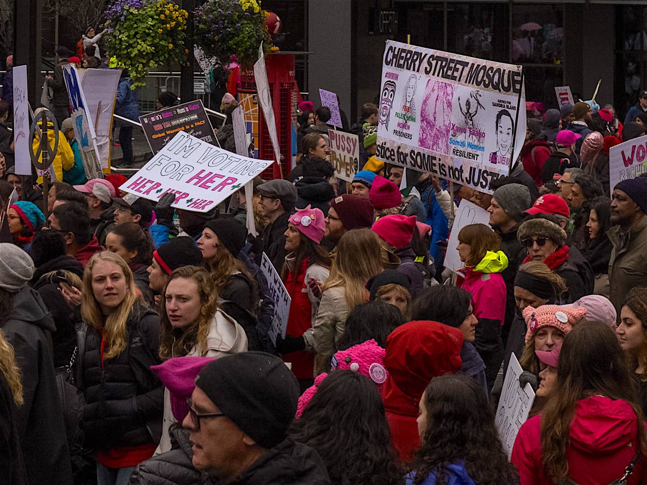 2018 Womens March, Seattle