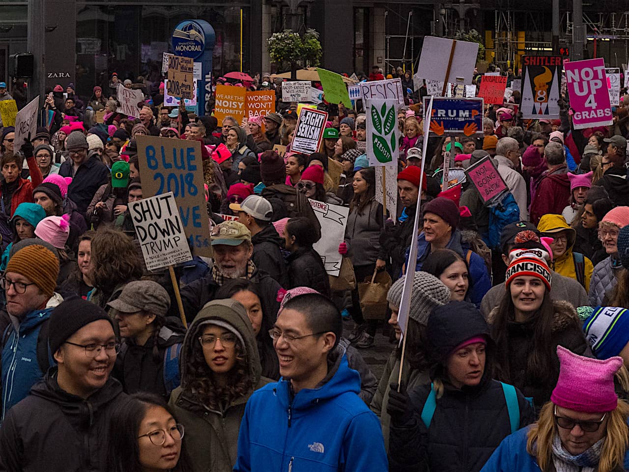 2018 Womens March, Seattle